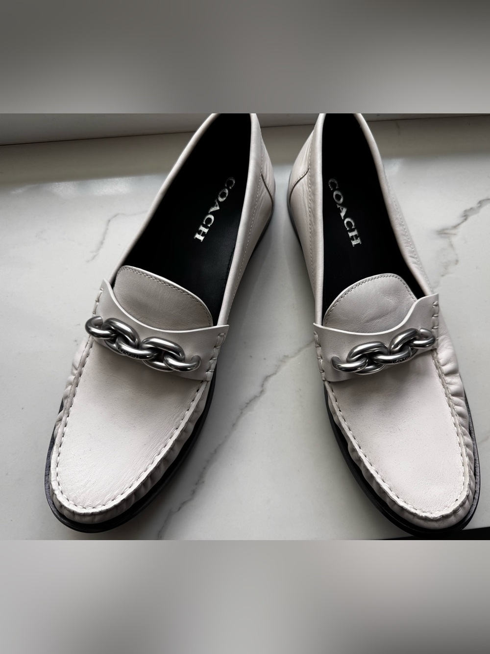 NEW Coach Women's Putnam Loafer White Sz 11 no box $259